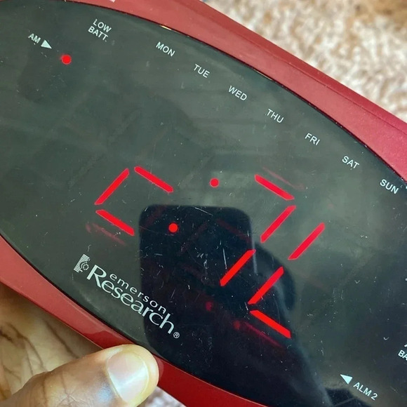 Red Alarm Clock - Picture 7 of 7